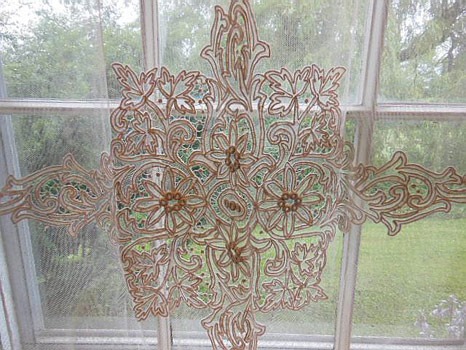 Lace Medallion Panel