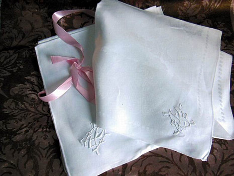 M Monogrammed Napkins