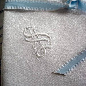 S Monogrammed Napkins