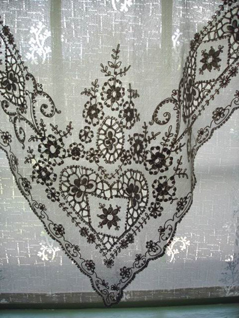 Tambour Edged Curtains