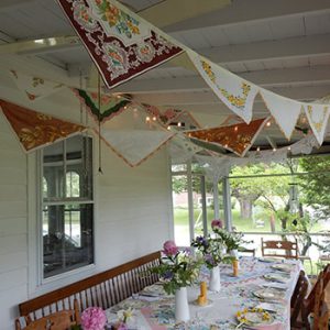 Vintage Handkerchief Garland